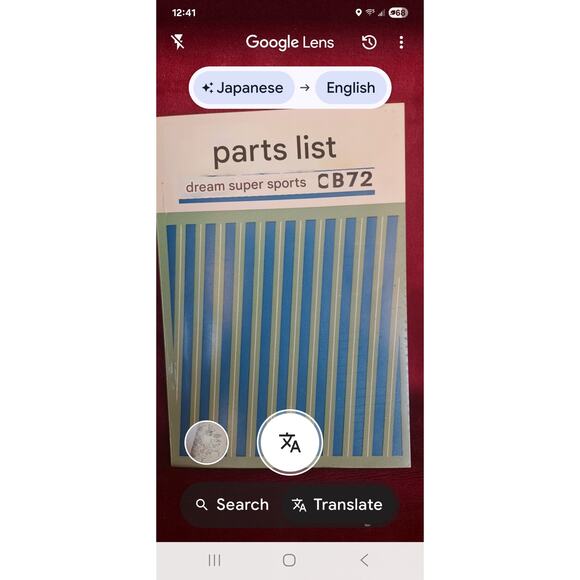 Honda Dream CB72 Official Parts List- Original from 1962- entirely in Japanese - Picture 8 of 10